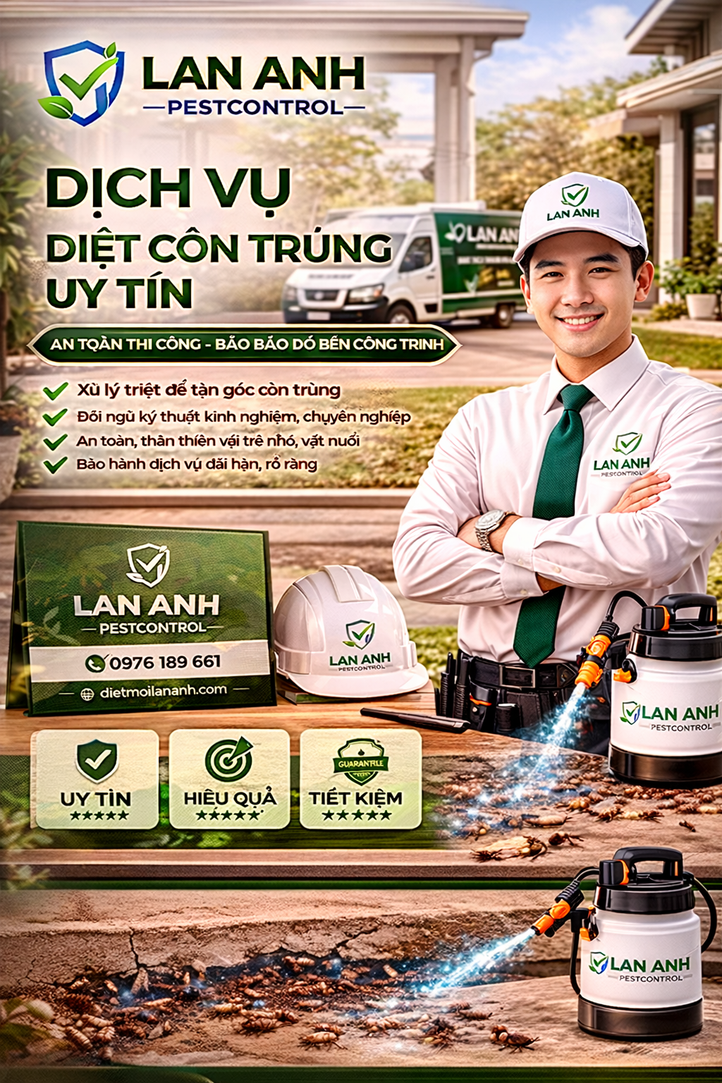 quy trình diệt mối tận gốc