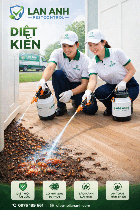 Dịch vụ Diệt Mối Và Côn Trùng Lan Anh